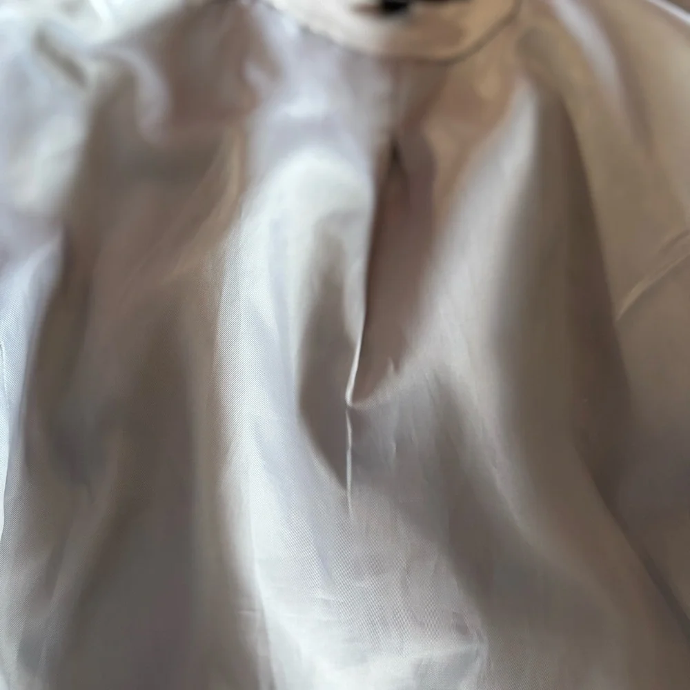 JONES NEW YORK TRENCH HOODED FULLY LINED GRAY COAT SIZE XL